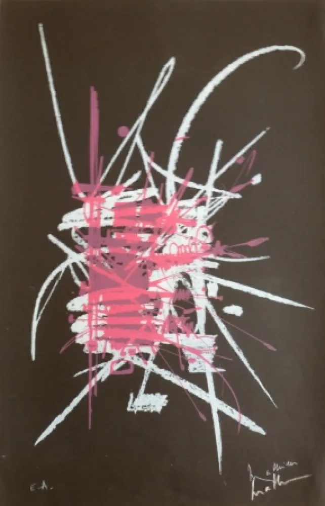 Litografia Mathieu - Sans titre
