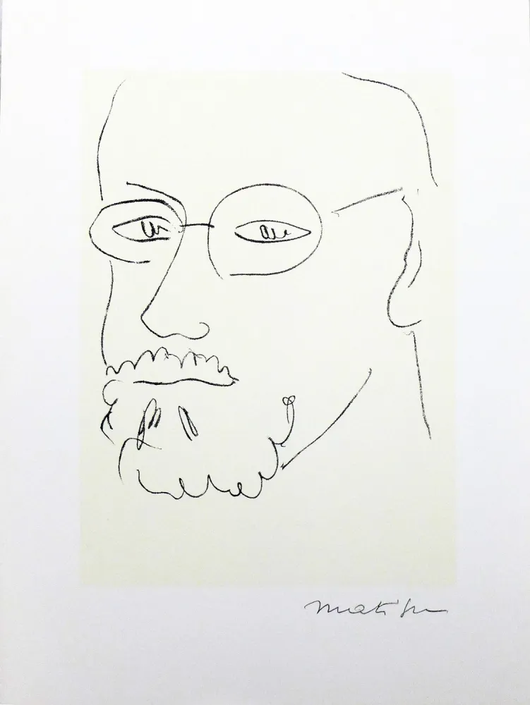Manifesti Matisse (After) - Autoportrait de trois quarts