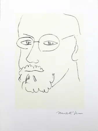 Manifesti Matisse (After) - Autoportrait de trois quarts