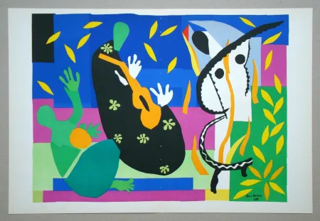 Litografia Matisse (After) - Tristesse du Roi