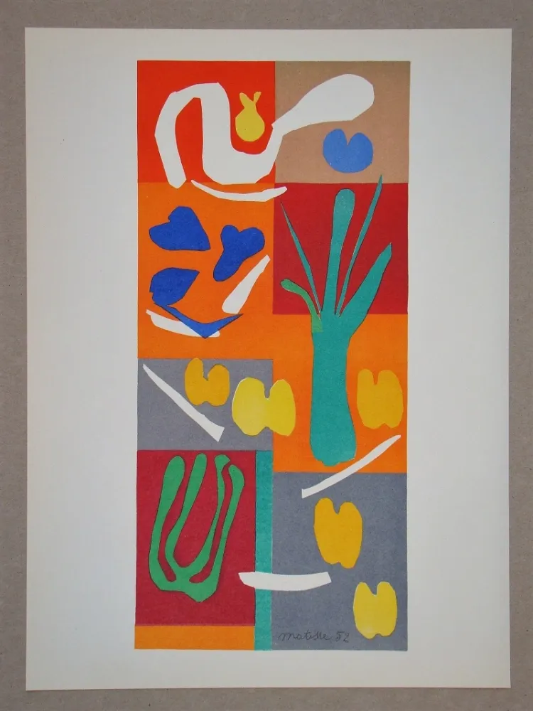 Litografia Matisse (After) - Végétaux - 1952