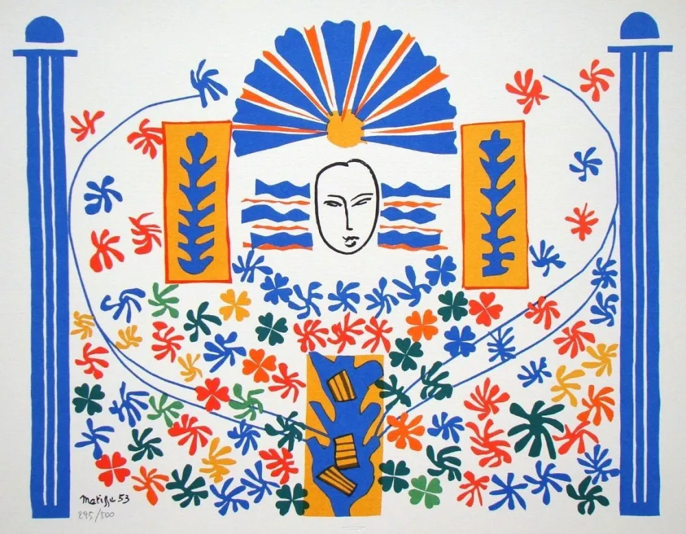 Litografia Matisse - Apollo