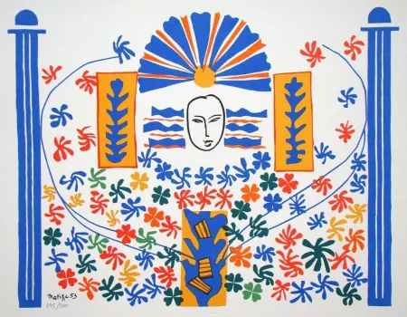 Litografia Matisse - Apollo