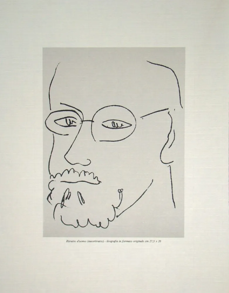 Litografia Matisse - Autoportrait