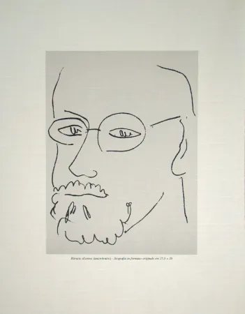 Litografia Matisse - Autoportrait