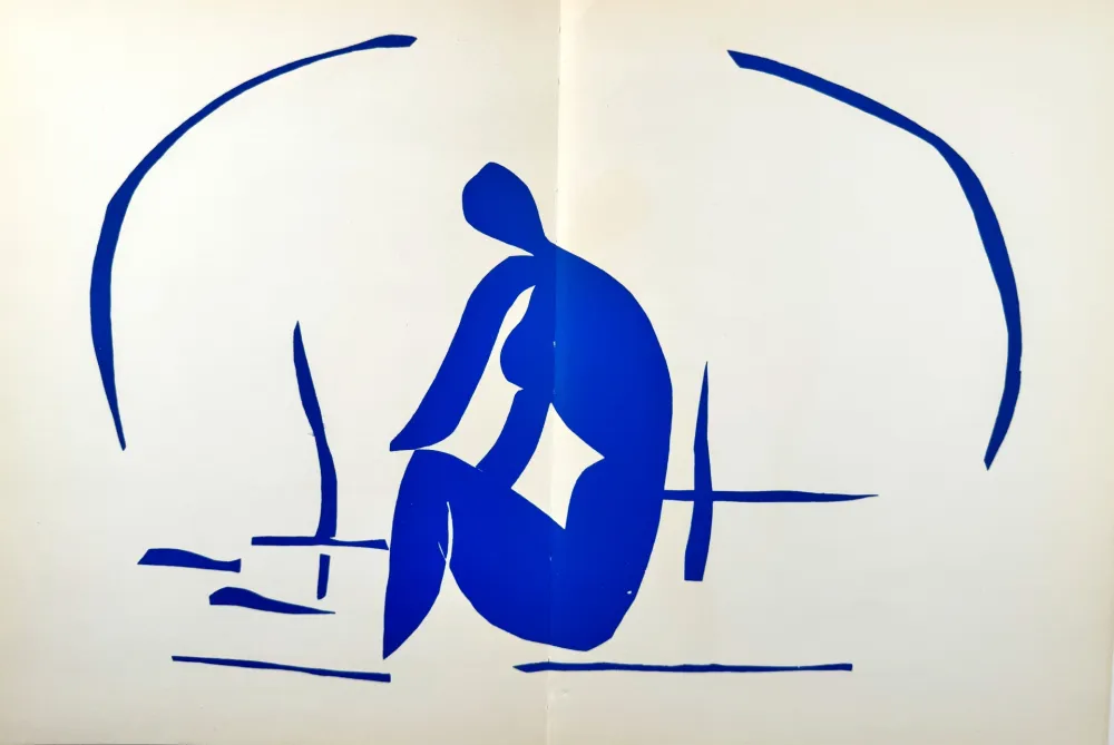 Litografia Matisse - Baigneuse dans les roseaux 