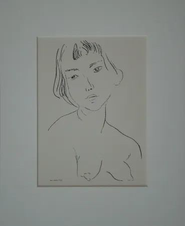 Litografia Matisse - Buste d'une femme