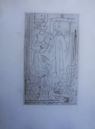 Incisione Matisse - D116 Le Reflect Dans La Glace