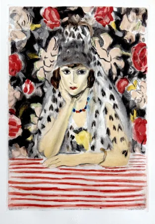 Acquaforte E Acquatinta Matisse - Espagnole a la Mantille