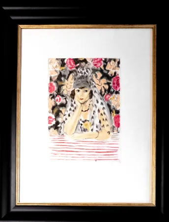 Acquatinta Matisse - Espagnole a la Mantille