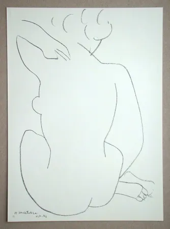 Litografia Matisse - Femme assise