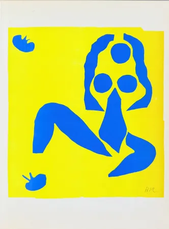 Litografia Matisse - Femme Bleue