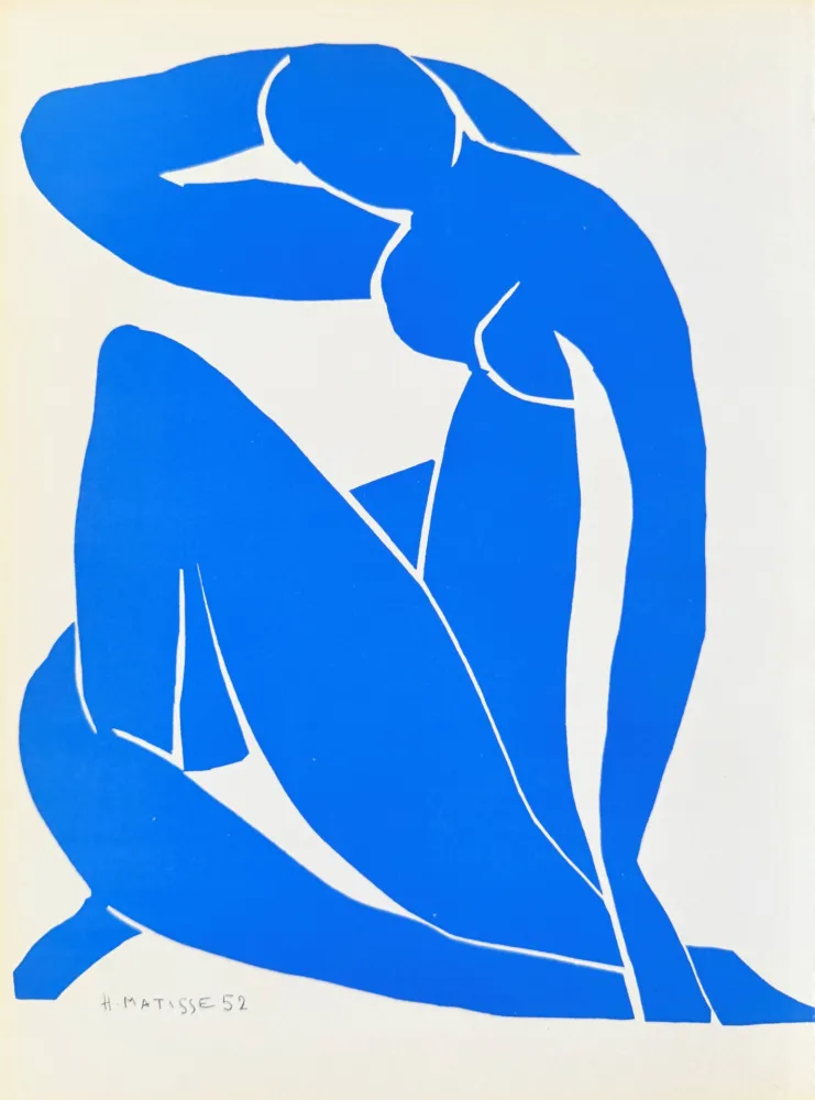 Litografia Matisse - Femme Bleue