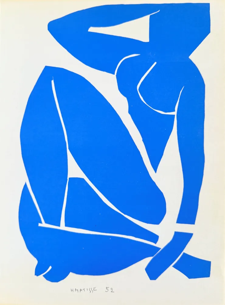 Litografia Matisse - Femme Bleue