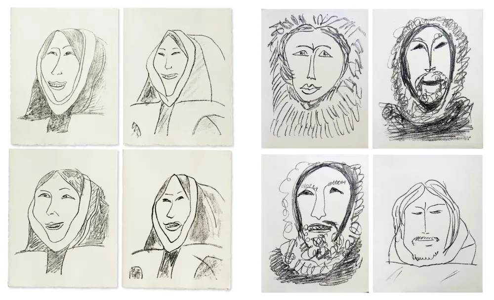 Libro Illustrato Matisse - G. Duthuit : UNE FÊTE EN CIMMÉRIE (31 lithographies) Tériade 1963