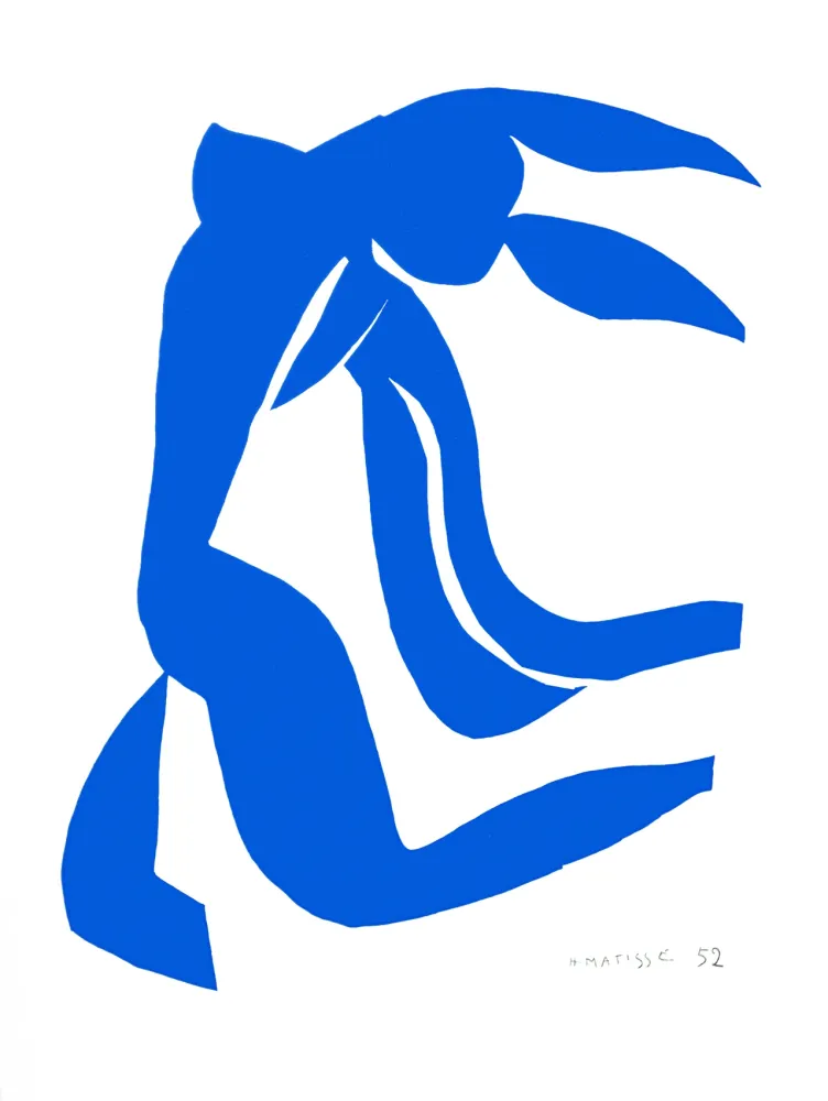 Litografia Matisse - La Chevelure (The Flowing Hair)