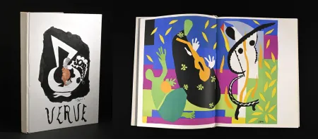 Libro Illustrato Matisse - LA TRISTESSE DU ROI. VERVE Vol. VII. N° 27-28 (1953) : Chagall, Matisse, Miro, Braque. 34 LITHOGRAPHIES.