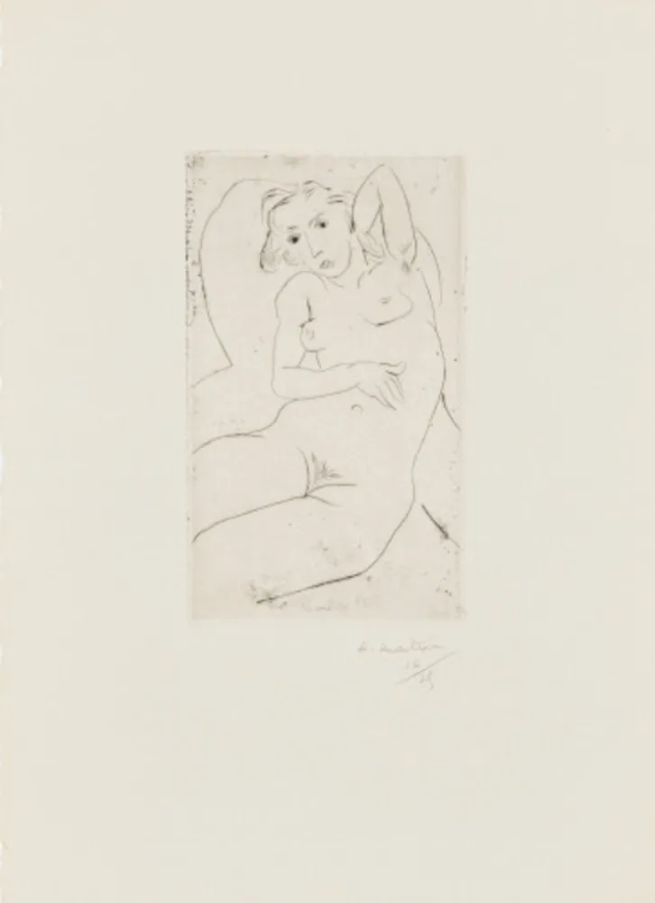 Punta Secca Matisse - Nu assis-les yeux noris