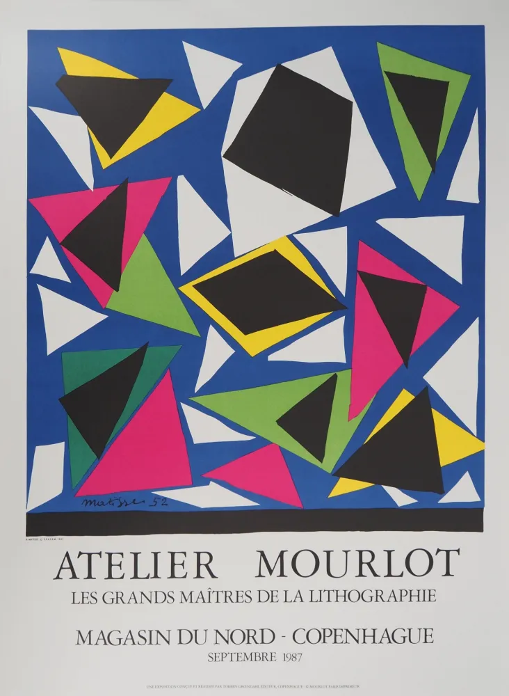Libro Illustrato Matisse - Papiers découpés, Atelier Mourlot