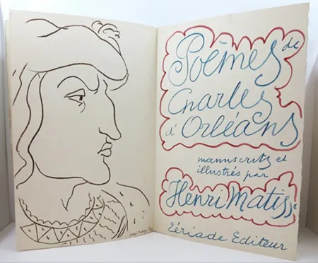 Libro Illustrato Matisse - Poèmes de Charles d'Orleans, Teriade 1950