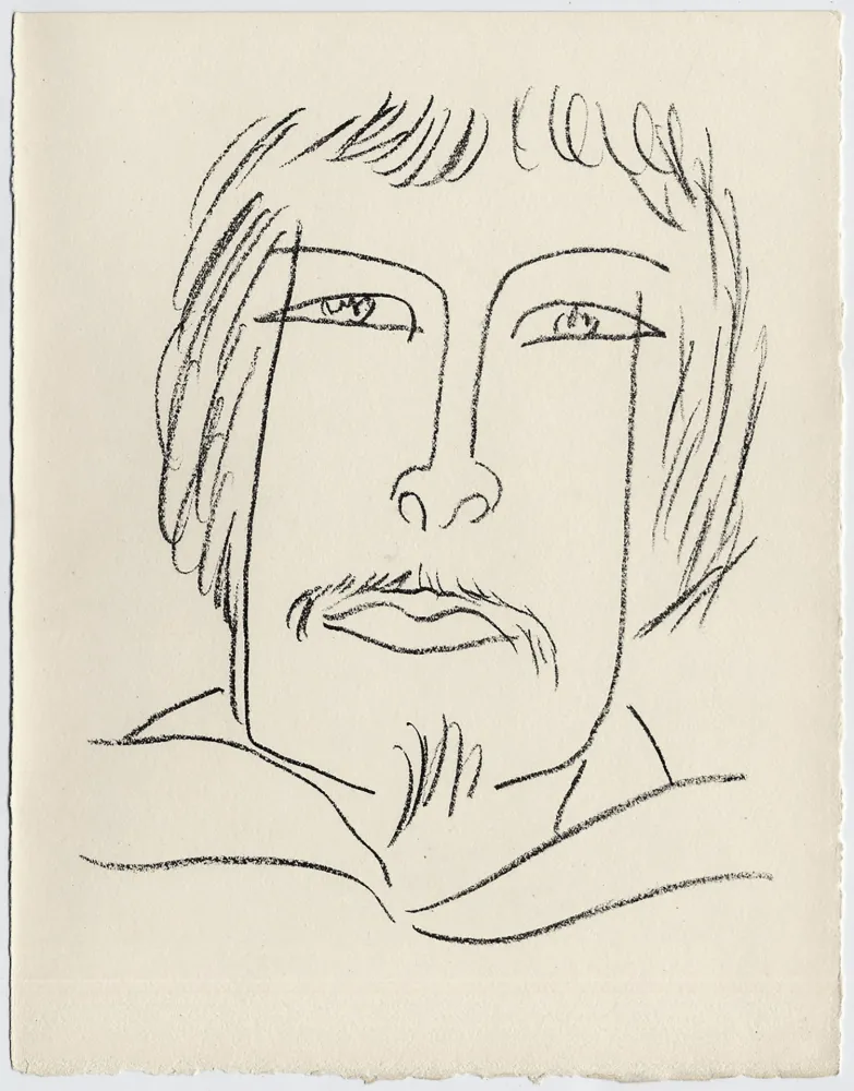 Litografia Matisse - Portrait d'homme esquimau n° 7. 1947 (Pour Une Fête en Cimmérie)
