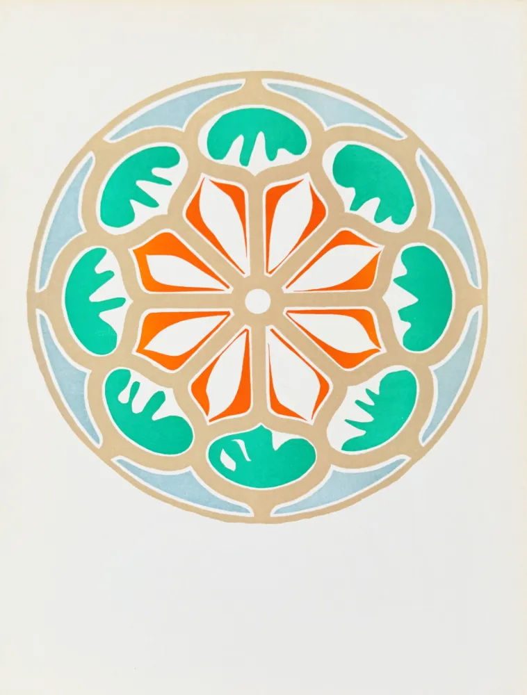 Litografia Matisse - Rosace