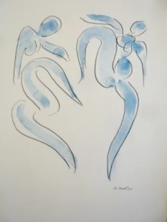 Litografia Matisse - Sans titre