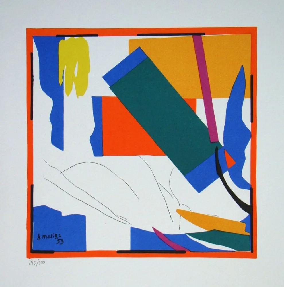 Serigrafia Matisse - Souvenir d'Océanie, 1953