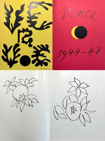 Libro Illustrato Matisse - VERVE VOL. VI - N° 21-22. VENCE 1944-48 : PEINTURES ET DESSINS DE MATISSE.