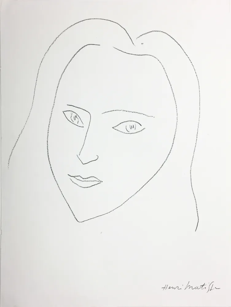 Litografia Matisse - VISAGE (1943)