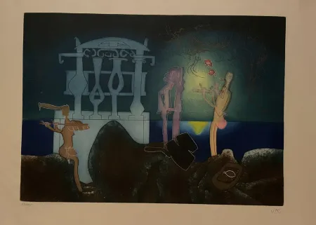 Acquaforte E Acquatinta Matta - 2 AM from L'Arc obscur des heures