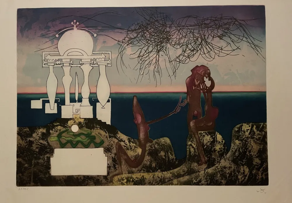 Acquaforte E Acquatinta Matta - 6 AM from L'Arc Obcur de heures