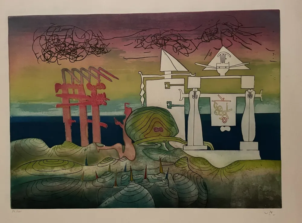 Acquaforte E Acquatinta Matta - 8 PM from L'Arc obscur des heures