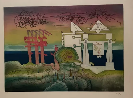 Acquaforte E Acquatinta Matta - 8 PM from L'Arc obscur des heures