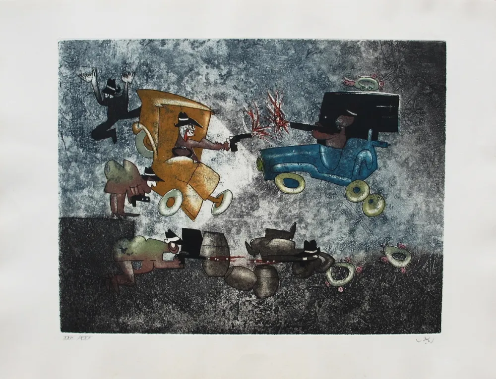 Acquaforte E Acquatinta Matta - Al Capone