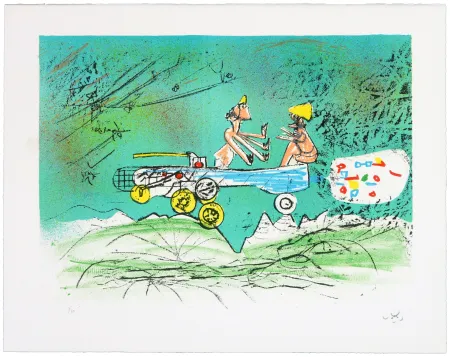 Litografia Matta - All Cosmicstrippers VI