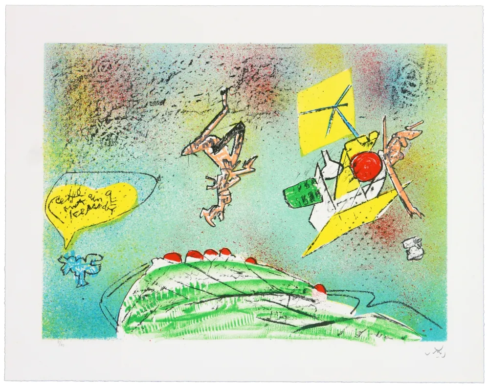 Litografia Matta - All Cosmicstrippers VIII