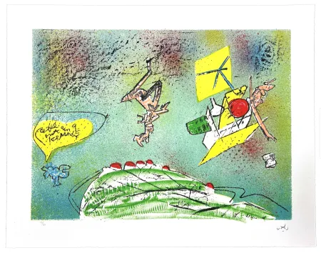 Litografia Matta - All Cosmicstrippers VIII