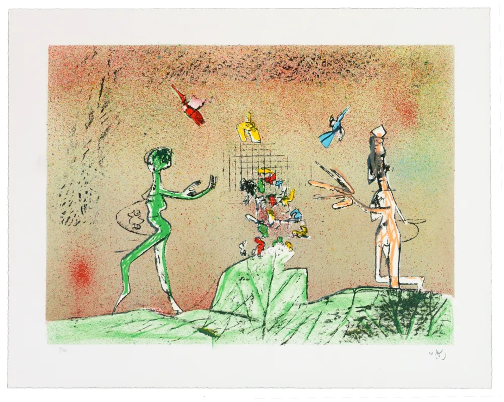 Litografia Matta - All Cosmicstrippers XIII