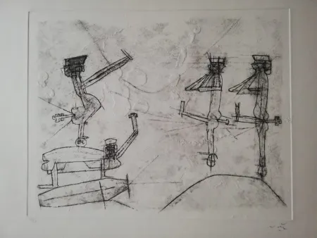 Incisione Matta - Anti Franco