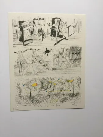 Litografia Matta - Architecture du temps (from Morfolgie Verbali)