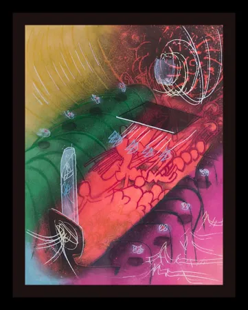 Acquaforte E Acquatinta Matta - Attire le gai venin (Une Saison en Enfer)