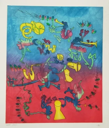 Acquaforte E Acquatinta Matta - Bande à Jazz