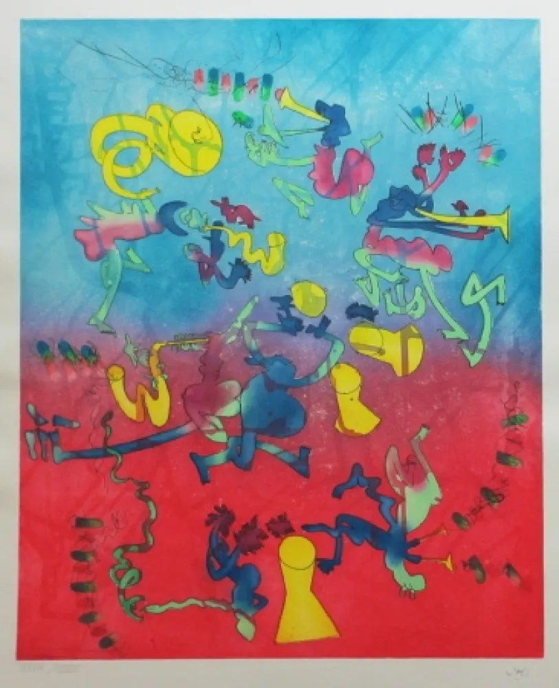 Acquaforte E Acquatinta Matta - Bande à Jazz