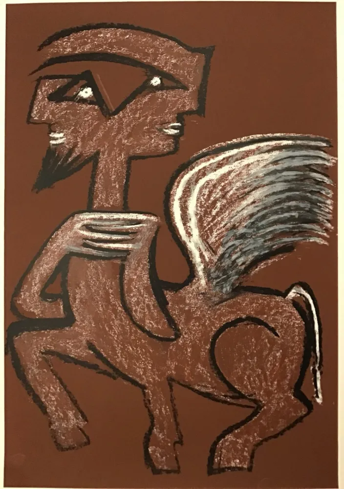 Serigrafia Matta - Centaure hermaphrodite