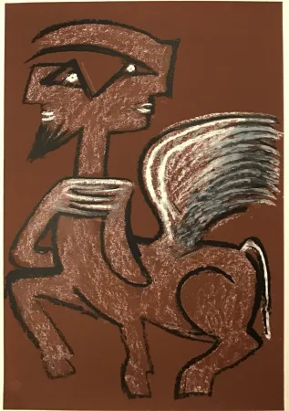 Serigrafia Matta - Centaure hermaphrodite