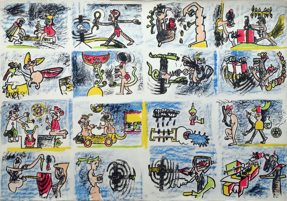 Litografia Matta - Composition