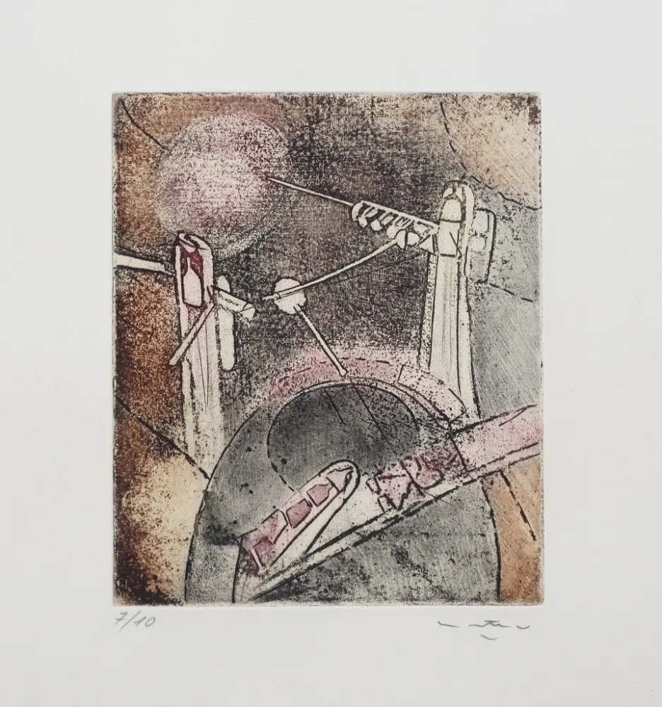 Acquaforte E Acquatinta Matta - Composition