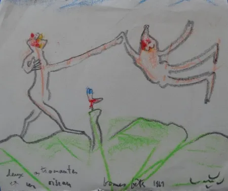 Non Tecnico Matta - Deux astronautes et un oiseau