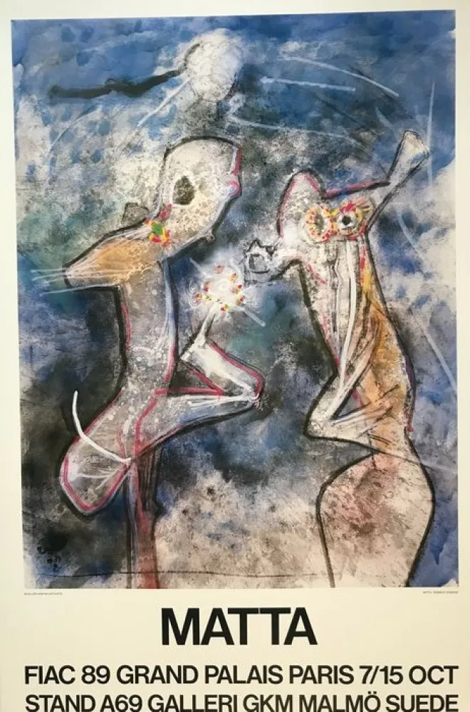 Manifesti Matta - Exhibition poster 1989